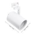 thumbnail image 2 of RENACLIPY Track Lighting Fixture Ceiling Spot Light White Iron Dimmable Residential Use 1Set, 2 of 7