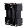 thumbnail image 2 of 4X Double Side Spring 6 x 1.5 V AA Battery Holder Case Box Black, 2 of 5