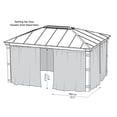 thumbnail image 4 of Palram - Canopia Dallas 14' x 16' Netting Set - 4 Piece, 4 of 6