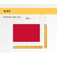 thumbnail image 3 of HOUSELABELS Compatible DYMO 1744907 4XL RED Shipping Labels (4" x 6"), strong permanent adhesive, compatible with DYMO LW 4XL, Rollo & Zebra Desktop Printers, 1 Roll /220 Labels, 3 of 9