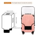 thumbnail image 2 of Funda de maleta FABULWAY de PVC transparente impermeable, juego de 3 piezas, 2 of 6