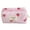 S, variant on Quilted Strawberry Portable Make Up Bags Zipper Closure Travel Cosmetic Bags Large Skincare Brush Organizer Pouches for Women and Girls (L)