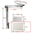 thumbnail image 2 of 360° Swivel Adjustable Table Leg for Motorhome Campervan Conversions Silver UK, 2 of 5