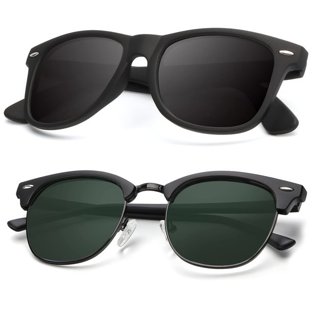 Gafas de sol KALIYADI polarizadas semisin montura que bloquean los rayos UV