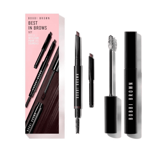 Bobbi Brown Best in Brows Set -Longwear Brow Pencil and Refill (Mahogany) + Natural Brow Shaper (Clear)