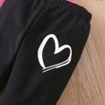 thumbnail image 4 of Kaprioy Baby Girl Fall Winter Clothes Toddler Outfits Girls Girls Valentines Long Sleeve Heart Print Sweatshirt Jogger Pants Baby Girl Clothes, 4 of 4