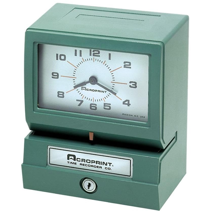 acroprint time clock acroprint time clock