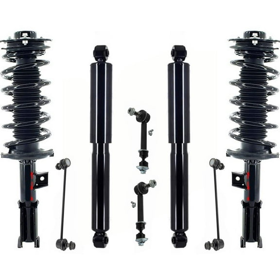 Front Complete Struts Rear Shocks & Links For Chevrolet Equinox 2010-2017