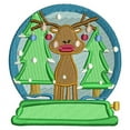 thumbnail image 5 of Christmas Snow Globes (1) Embroidery Designs - All Popular Formats Included - Loaded on USB Stick, 5 of 9