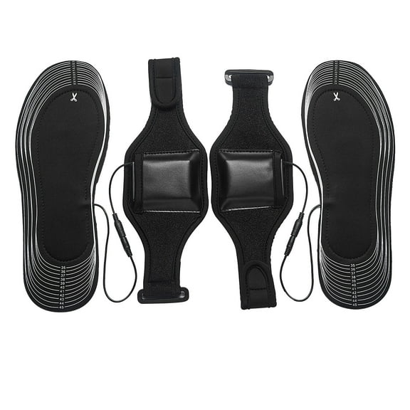 Mmeneyy USB Heated Insoles, Outdoor Heating Foot Warmers, Cuttable Heating Insoles For Men And Women With Dry Batteries