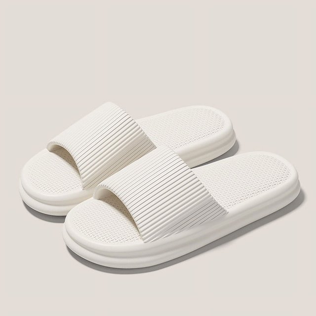 Zapatillas de hombre de talla grande 48 49, suela blanda de EVA, zapatilla de casa para mujer, sandalias de playa de verano para parejas, chanclas informales, zapatos deslizantes para el baño