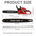 thumbnail image 2 of Fompes 20-inch Gas Chainsaw 58CC 2-Stroke Engine Portable Cordless Chainsaw for Wood Cutting Tree Trimming Farm Garden and Ranch Use, 2 of 19