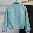 thumbnail image 4 of pstuiky camisas de manga larga para hombre, Camisa lisa de manga larga con solapa y bolsillo para hombre, informal, tipo cárdigan, blusa camisetas de hombre xl, 4 of 4