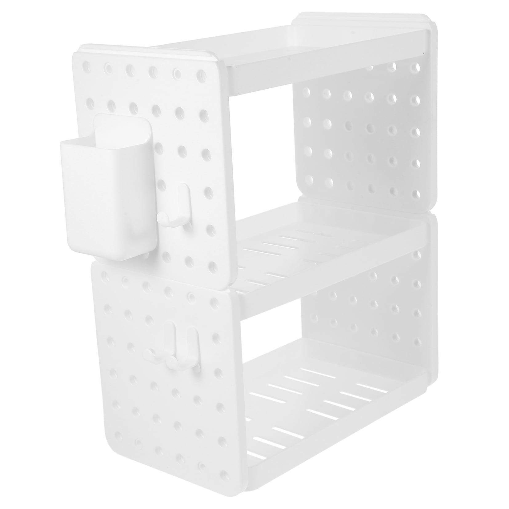 OUNONA Multi-Functional Desk Organizer with Mail Holder, Paper & Magazine Rack, Home Office Book Storage Accessory