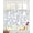 Blue, variant on Navy Blue Leaves Sheer Curtains 45 Inch Length 2 Panels Set for Living Room/Bedroom, Vintage Summer Botanical Farmhouse Rustic Kitchen Curtains Grommet Semi-Sheer Curtains Window Treatments 42"x45"x2