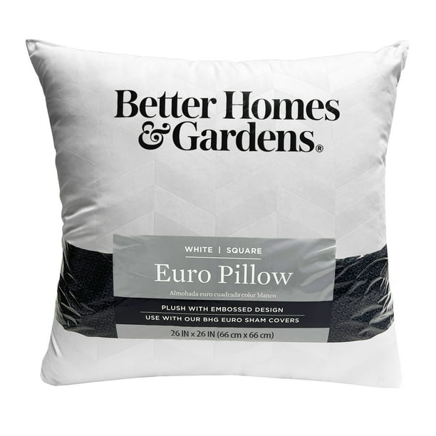 (2 pack) Better Homes and Gardens Euro Pillow