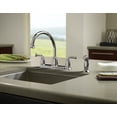 thumbnail image 2 of Moen Banbury Chrome Two-Handle High Arc Kitchen Faucet with Side Sprayer, 2 of 8