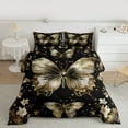 thumbnail image 2 of Manfei Flowers Butterflies Boy Girl Bedding Comforter Set 2pcs,Vintage Aesthetic Twin Comforter Sets Microfiber,Exotic Style Breathable Bedding Set,Super Cozy Room Decor,Reversible, 2 of 8