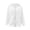 White, variant on SDNall Girls Teen Full Zip Hooded Jacket, Solid Cotton Casual Loose Outerwear Tops, Everyday School Outdoor Outerwear Coat with Pockets 5-15 Years