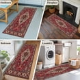 thumbnail image 5 of Runner Rug 2 x 6 Ft, Country Boho Washable Non-Slip Floor Mat for Kitchen Hallway/Entryway, Farmhouse Ethnic Abstract Nation Aesthetic Long Kitchen Runner Area Rugs for Living Room, Low-Profile, 5 of 7