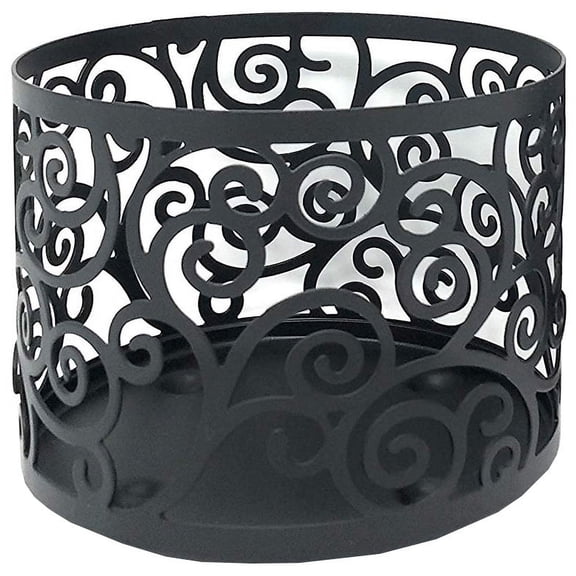 Yankee Candle Accessories CANDLE Holder (Black Scroll)