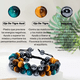 thumbnail image 3 of Pulsera Buena Suerte Joyeria Obsidiana Hematita Ojo De Tigre, 3 of 5