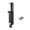 Black, variant on Kickdown Door Stop - Stainless Steel Easy Step Door Stopper, Spring Loaded Telescopic Step On/Off Door Stopper Rubber, Adjustable Heavy Duty Door Locks Holder Stop/Release by Foot, Silver