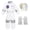 A03985-White, variant on Marendyee Astronaut Costume for Kids Space Suit Cosmos Themed Role-Play Dress-Up for Toddlers with Helmet Accessories Clothes Career Day Cosplay for Children 6T 5-6Yreas