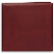 Pioneer Leatherette Post Bound Album 12"X12"-Burgundy