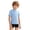 Light Blue, variant on FUZHIQ Boys Girls Rash Guard Swim Shirt, Toddler UPF 50+ Quick Dry Short Sleeve UV Protection Rashguard Surf Water Shirts for Kids,2-3 Years