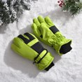 thumbnail image 3 of Guardurnaity Guantes de esquí para adultos, manopla de invierno, accesorios para manos impermeables y acogedores, mitones para montar al aire libre, guantes y mitones Verde Guardurnaity AP011078-02B, 3 of 6