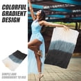 thumbnail image 2 of FRCOLOR 1 Pair of Foldable Belly Dancing Fans Veil Long Folding Fan for Dance, 2 of 10