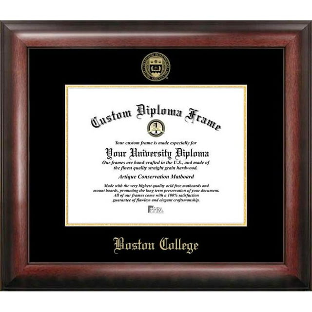 Boston College Gold Embossed Diploma Frame