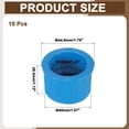 thumbnail image 2 of Conectores de acoplamiento roscados de 10 piezas DWV Reductor Bushing 1-9/16" x 1-1/4" (Socket x Socket) para conectar tuberías de plomería de desagüe en el hogar, azul, 2 of 7