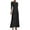 Black, variant on Women Dresses Solid Color Wedding Guest Dresses for Women Casual 3/4 Length Sleeve Fall Dress Trendy off the Shoulder Tunic Prom Dress L
