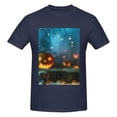 thumbnail image 4 of Bingfone Spooky Halloween Men'S Loose Fit Short-Sleeve Pocket T-Shirt, 4 of 7