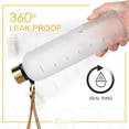 thumbnail image 7 of Opard 32oz / 27oz Motivational Water Bottle with Time Marker to Drink Reusable Plastic Bottle with BPA Free Tritan for Gym and Sports, 7 of 7