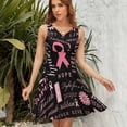 thumbnail image 7 of Breast Cancer Pink Ribbon Sundress Sleeveless Dress Summer Women Clothes Dress for Women Dresses, 7 of 7