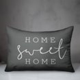thumbnail image 2 of Creative Products Home Sweet Home Thin Script Grey and White 14x20 Indoor / Outdoor Pillow, 2 of 2
