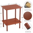 thumbnail image 2 of Mesa Apicizon para almacenamiento lateral con 2 niveles, 40 x 30 x 52 cm, 2 of 7