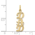 thumbnail image 3 of FJC Finejewelers 14k Yellow Gold Dad Charm, 3 of 6