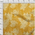 thumbnail image 3 of oneOone Rayon Mustard Yellow Fabric Tropical Dress Material Fabric Print Fabric By The Yard 56 Inch Wide, 3 of 4
