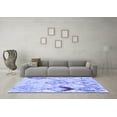thumbnail image 3 of Ahgly Company Machine Washable Indoor Rectangle Abstract Blue Contemporary Area Rugs, 5' x 8', 3 of 4