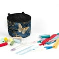thumbnail image 3 of ZIATUBLE Butterfly Sewing Machine Pad Organizer with Small Cylinder Waterproof Overlocker Serger Scrap Trim Catcher and Pad Lightweight Sewing Machine Mat Reduce Vibration Table Pad, 3 of 5