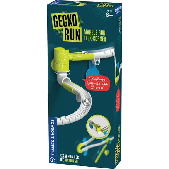Gecko Run: Marble Run Flex-Corner Expansion Pack, (Hardcover)
