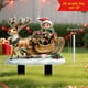 thumbnail image 1 of Trineo de Renos Invernal con Papá Noel, Decoración Plana 2D para Jardín Exterior | Decoración Festiva para Patios y Entradas, 1 of 5