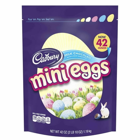 Cadbury Mini Eggs Easter Candy, 42 oz