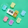 thumbnail image 2 of Pill Dust-proof Separated Pill Organizer Pill Box Case Electronic Timer Alarm Clock Reminder Medicine Storage Dispenser, 2 of 7