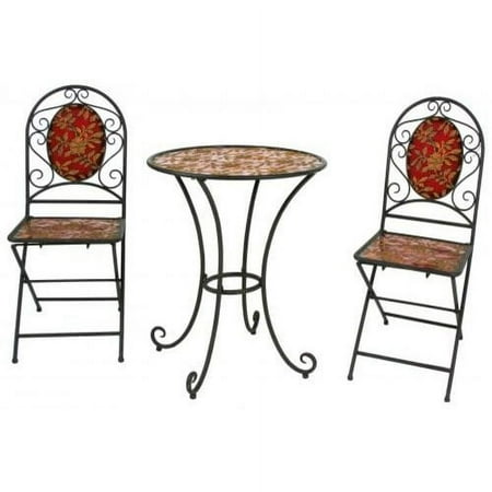 Pinnacle Strategies J03357Q3-UPS Bistro Table With Two Chairs