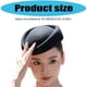 thumbnail image 3 of Classical Hepburn Style Felted Hat for Women Elegant Fashion Headwear Breathable Lightweight Design White, 3 of 4